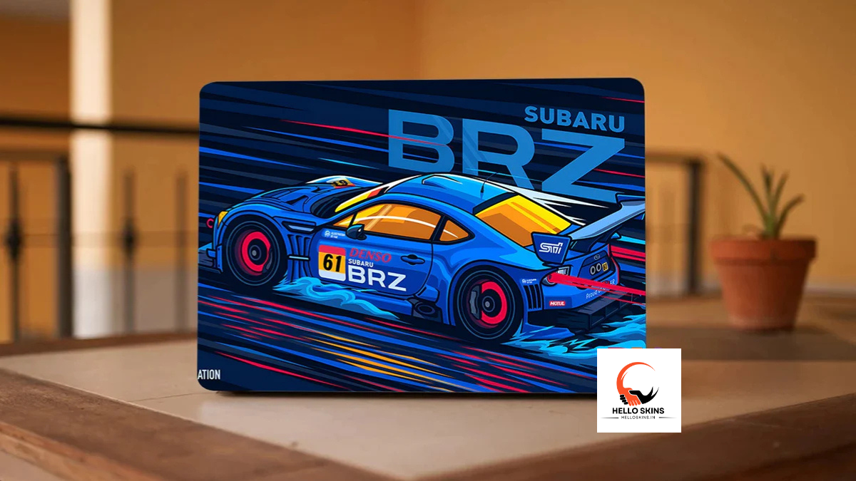 Ubaru BRZ Car Laptop Skin
